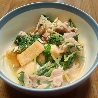 シャキシャキ水菜の煮物